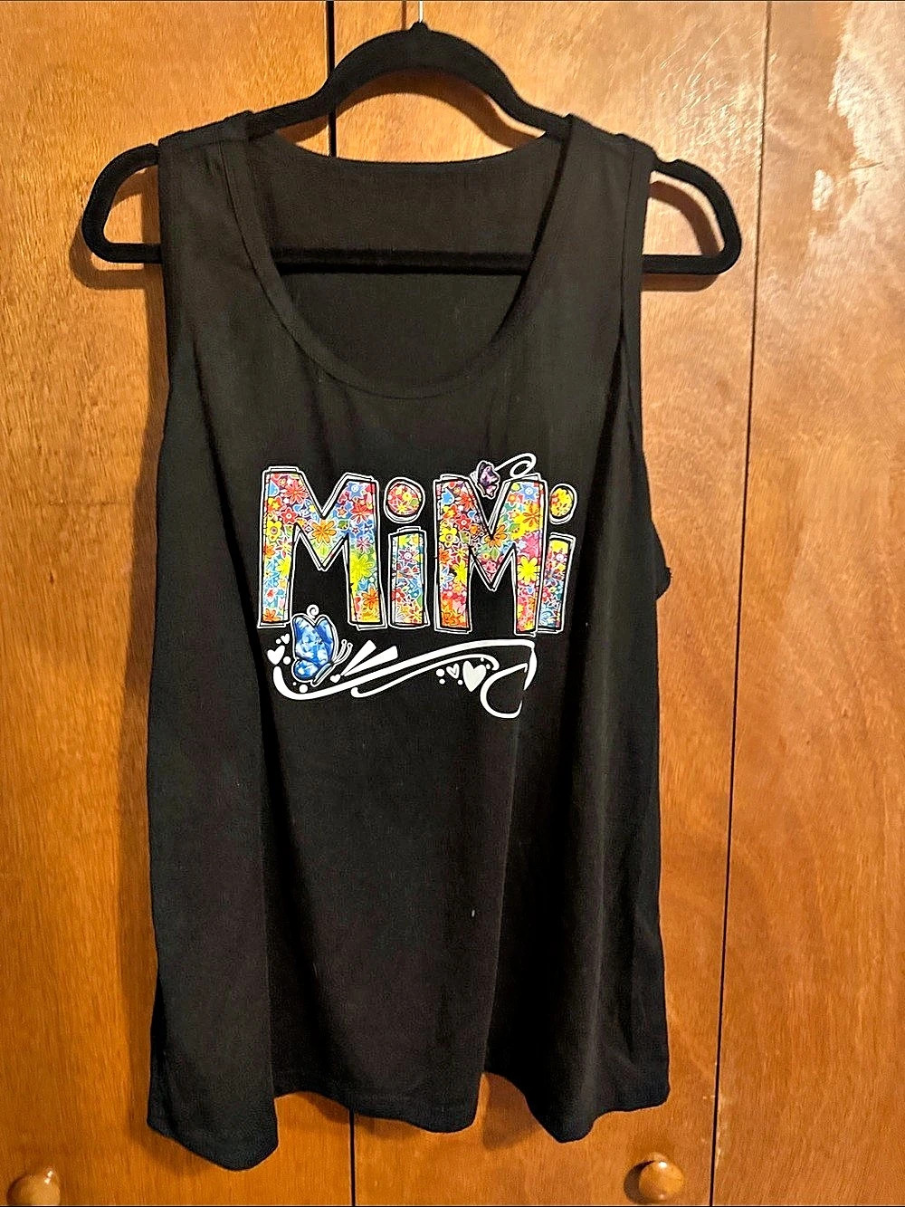 Graphic Tank Top in Black Size XXL Like New